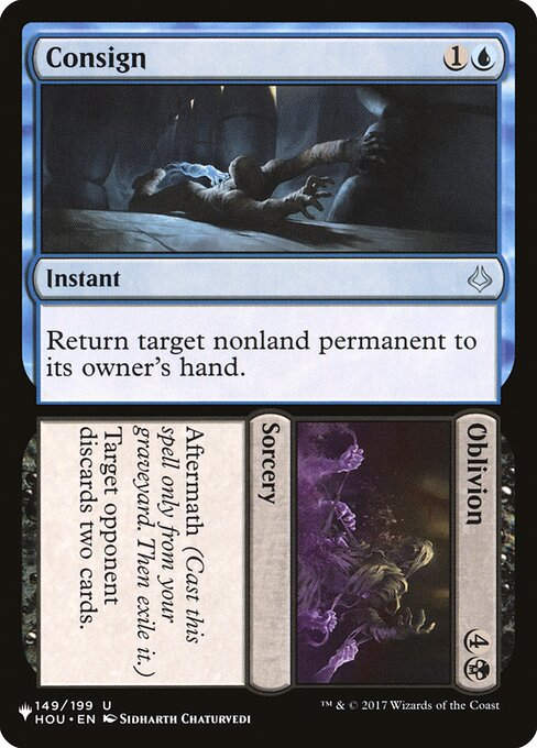 Consign // Oblivion (PLST) (HOU-149)
