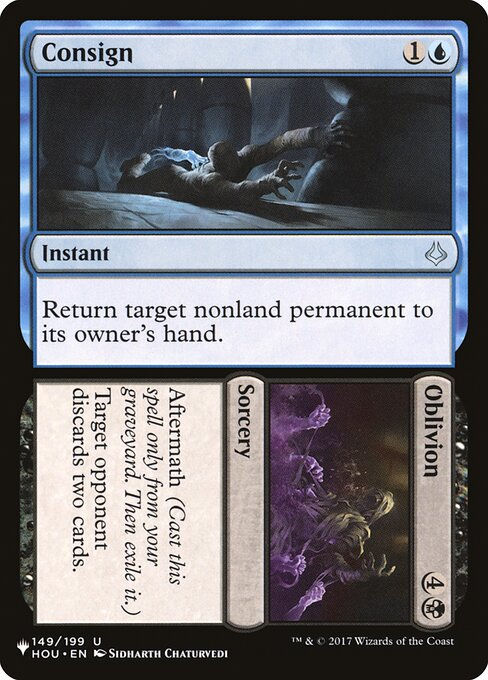 Consign // Oblivion (PLST) (HOU-149)