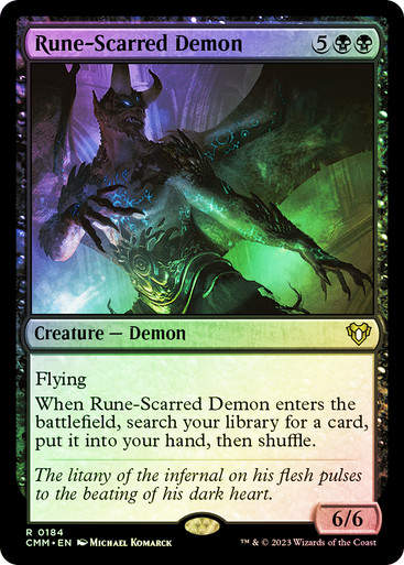 Rune-Scarred Demon (cmm) / Foil