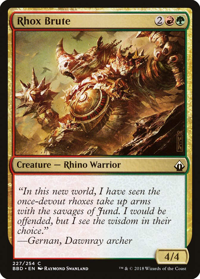 Rhox Brute (BBD) (227) / Foil