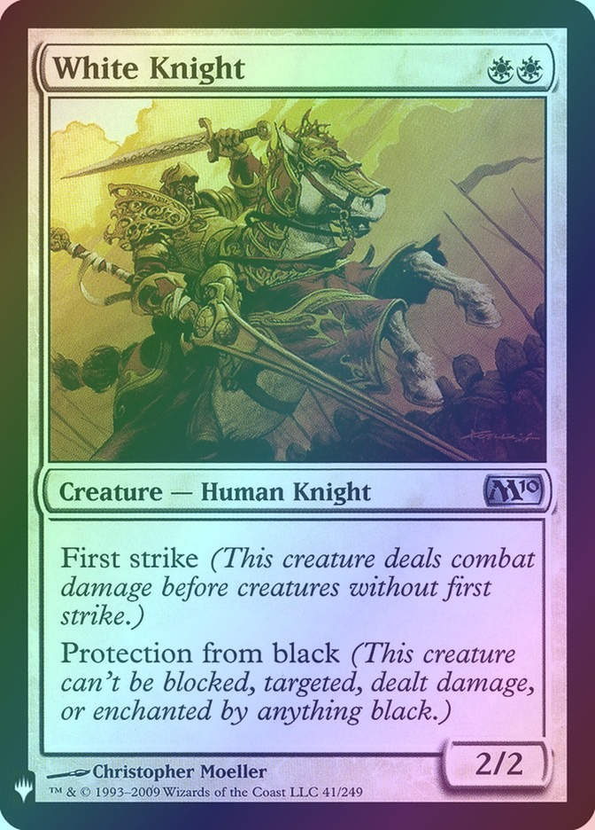 White Knight (PLST) (M10-41) / Foil