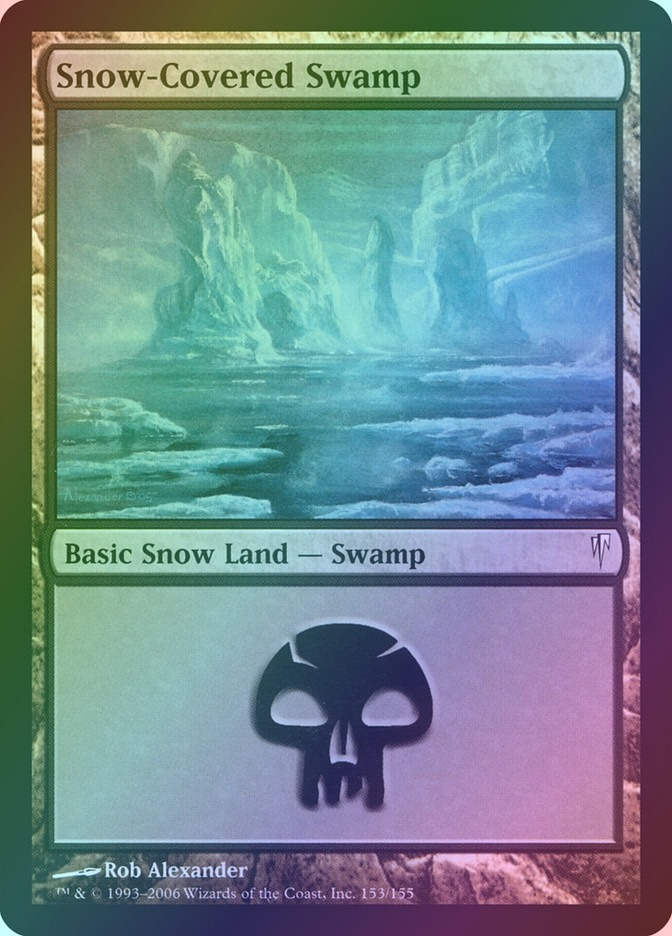 Snow-Covered Swamp (CSP) (153) / Foil