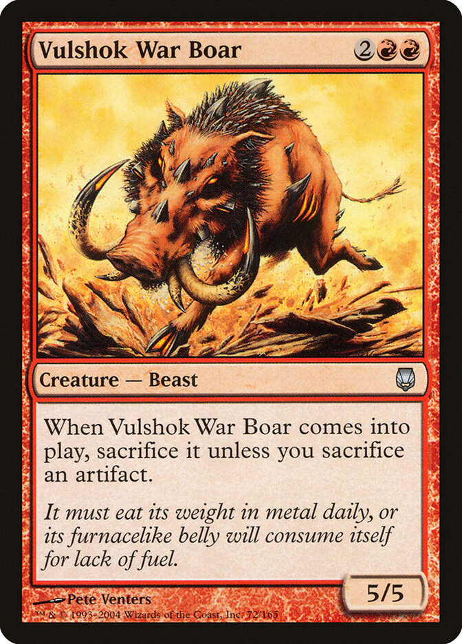 Vulshok War Boar (DST) (72)