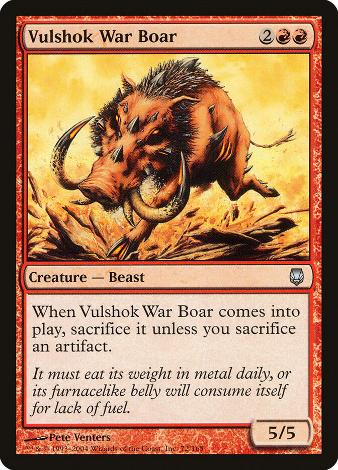 Vulshok War Boar (DST) (72)
