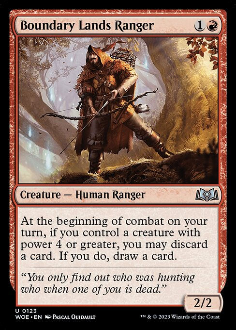 Boundary Lands Ranger (woe)