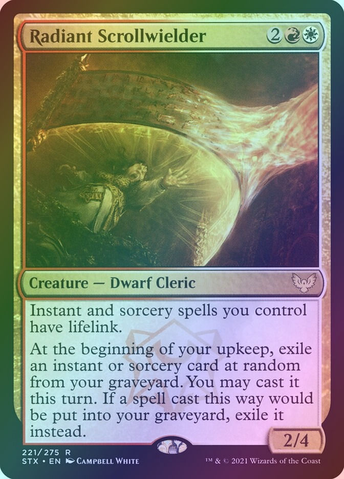 Radiant Scrollwielder (STX) (221) / Foil