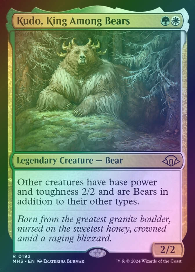 Kudo, King Among Bears (MH3) (192) / Foil