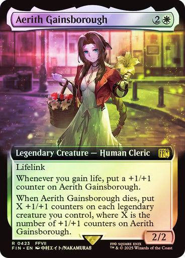 Aerith Gainsborough (FIN) (423) / Extended Art / Foil
