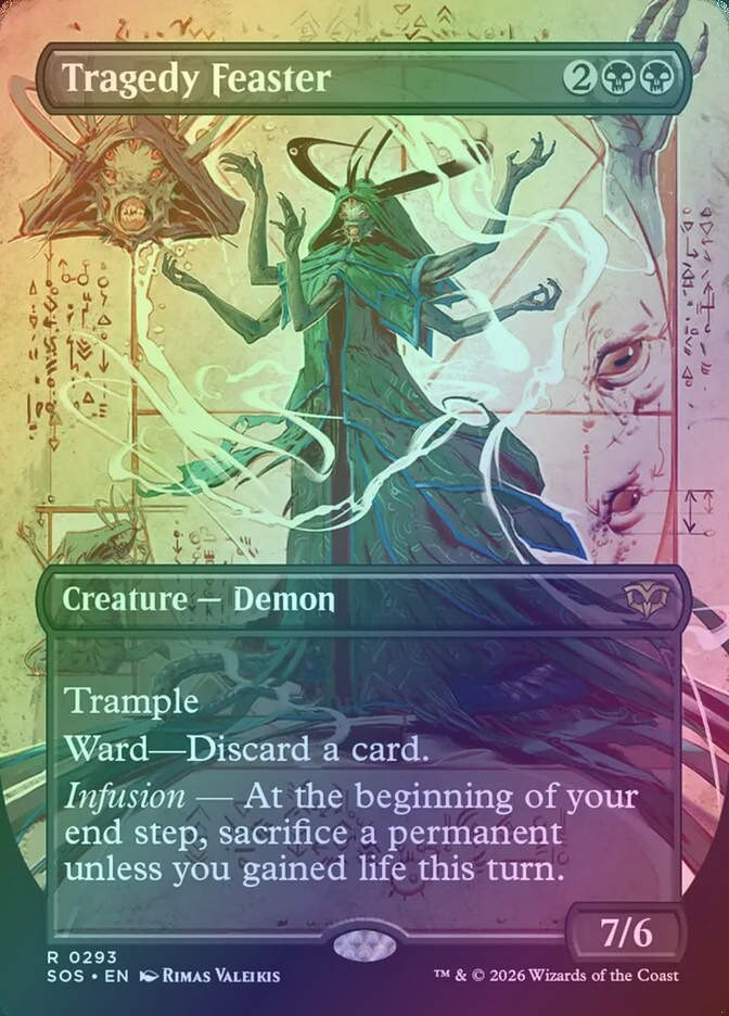 Tragedy Feaster (SOS) (293) / Borderless / Showcase / Foil