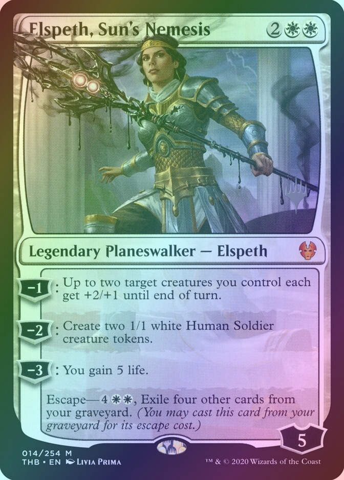 Elspeth, Sun's Nemesis (PTHB) (14p) / Foil