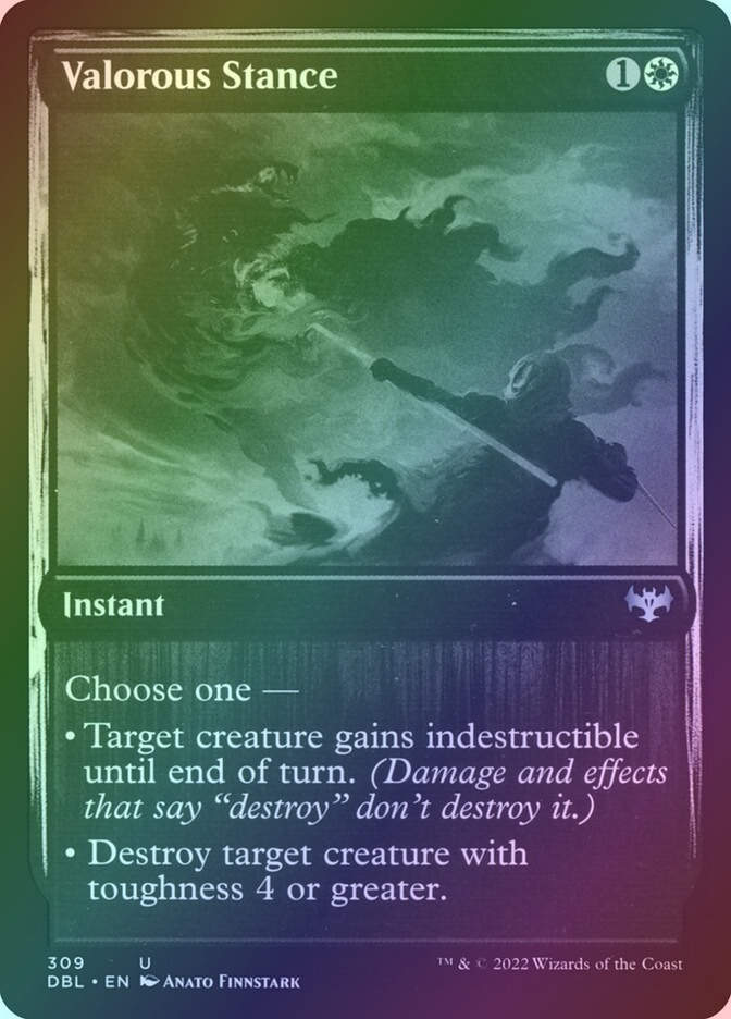Valorous Stance (DBL) (309) / Foil