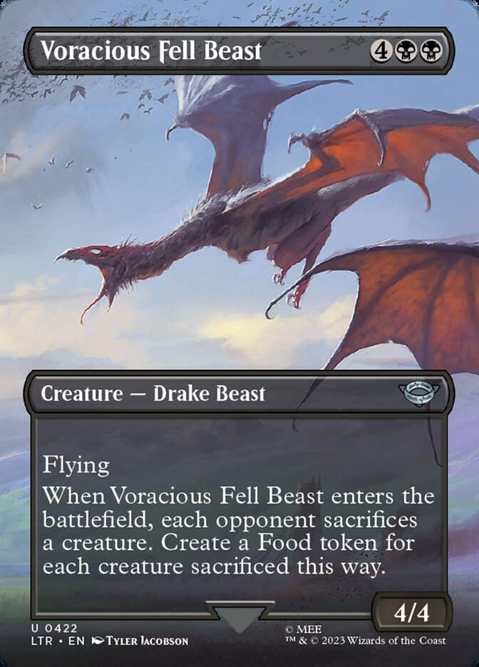 Voracious Fell Beast (LTR) (422) / Borderless