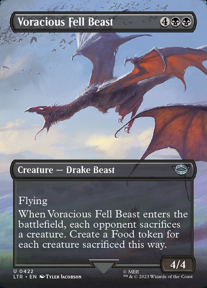 Voracious Fell Beast (LTR) (422) / Borderless