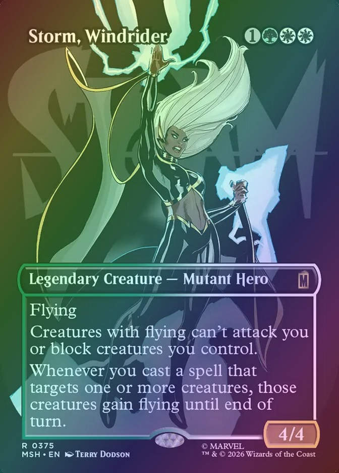 Storm, Windrider (MSH) (375) / Borderless / Foil