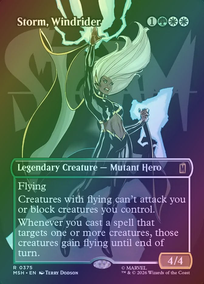 Storm, Windrider (MSH) (375) / Borderless / Foil