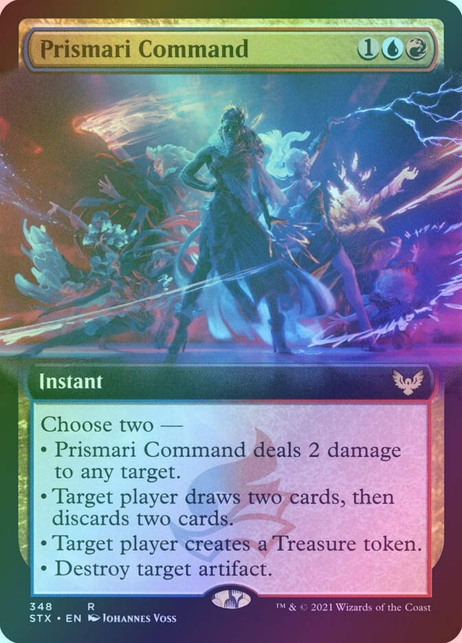 Prismari Command (STX) (348) / Extended Art / Foil