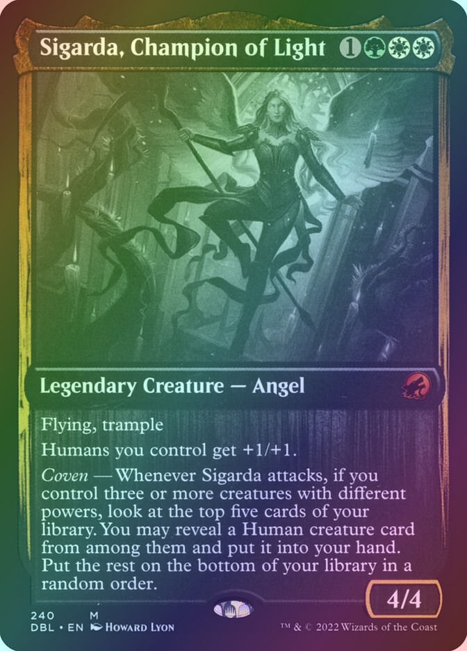 Sigarda, Champion of Light (DBL) (240) / Foil