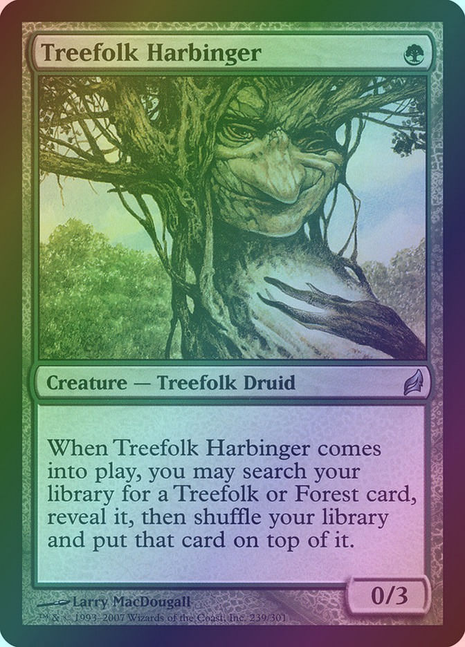Treefolk Harbinger (LRW) (239) / Foil