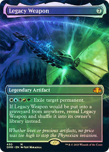 Legacy Weapon (DMR) / Borderless / Foil