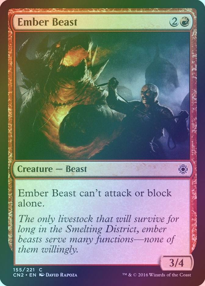 Ember Beast (CN2) (155) / Foil