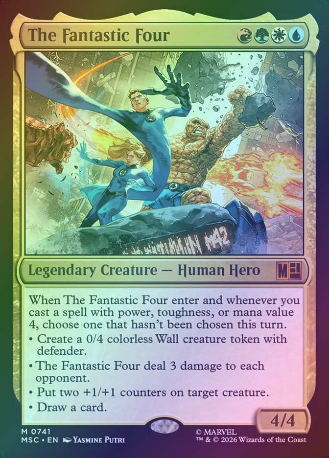 The Fantastic Four (MSC) (741) / Foil