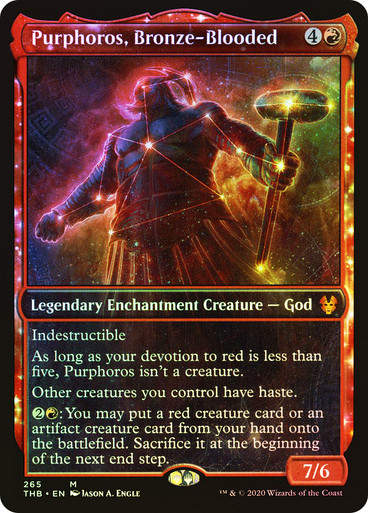 Purphoros, Bronze-Blooded (THB) (265) / Showcase / Foil