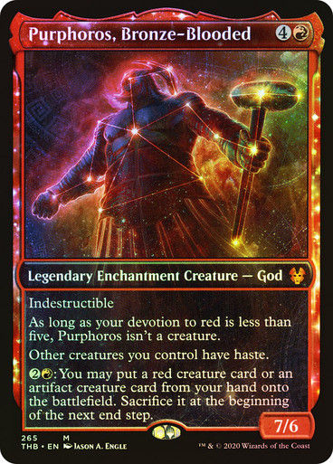 Purphoros, Bronze-Blooded (THB) (265) / Showcase / Foil