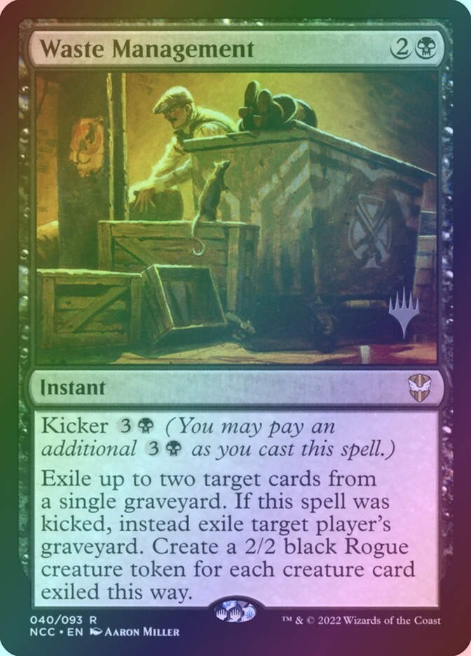 Waste Management (PNCC) (40p) / Foil