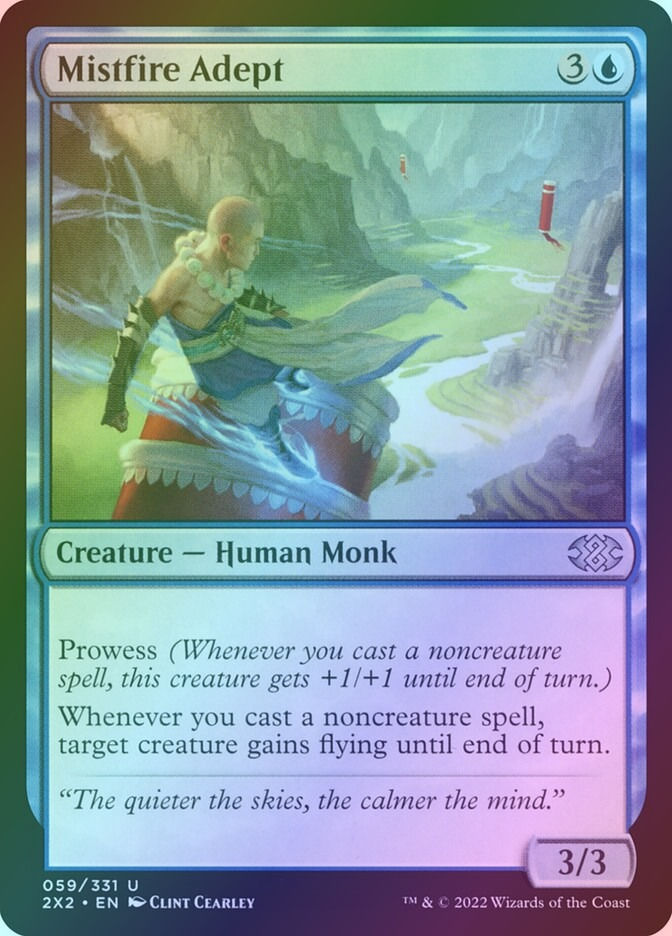 Mistfire Adept (2X2) (59) / Foil