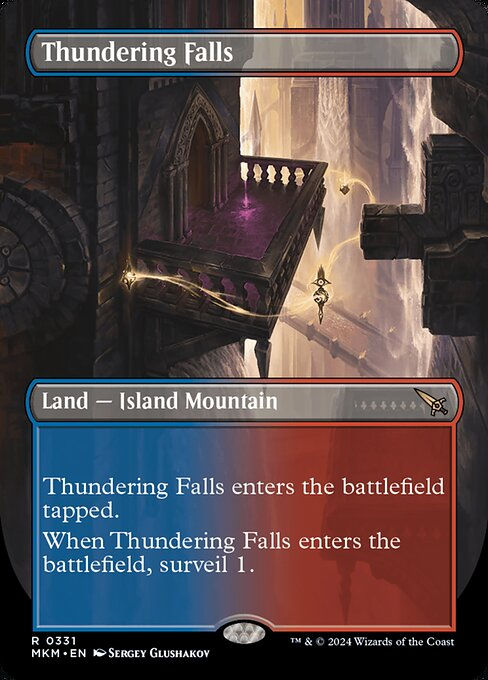 Thundering Falls (mkm) (331) / Borderless