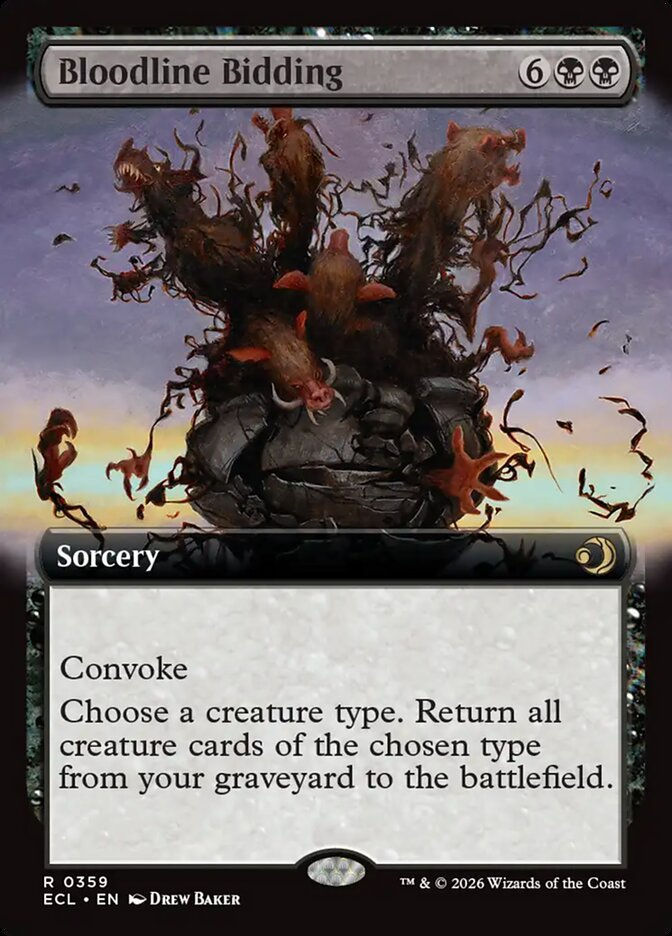 Bloodline Bidding (ECL) (359) / Extended Art