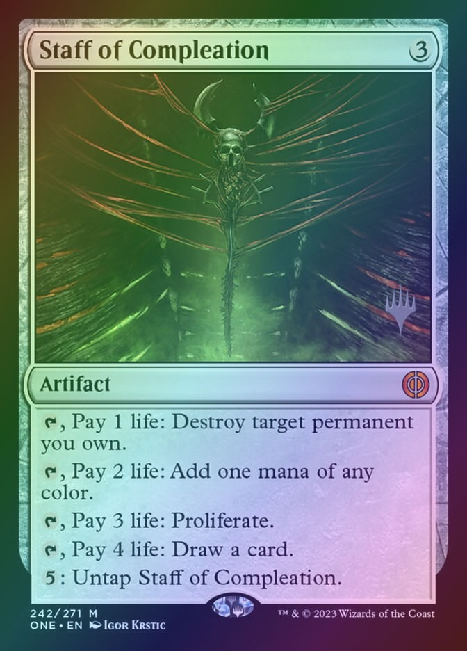 Staff of Compleation (PONE) (242p) / Foil