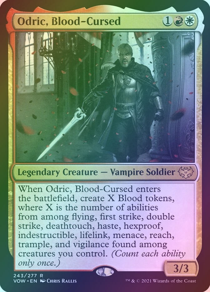 Odric, Blood-Cursed (VOW) (243) / Foil