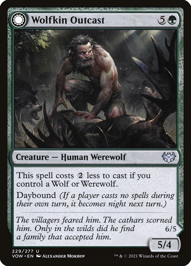 Wolfkin Outcast // Wedding Crasher (VOW) (229) — cara 1 de 2