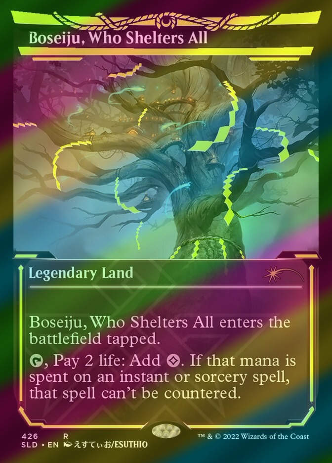Boseiju, Who Shelters All (SLD) (426) / Showcase / Neon Ink Foil