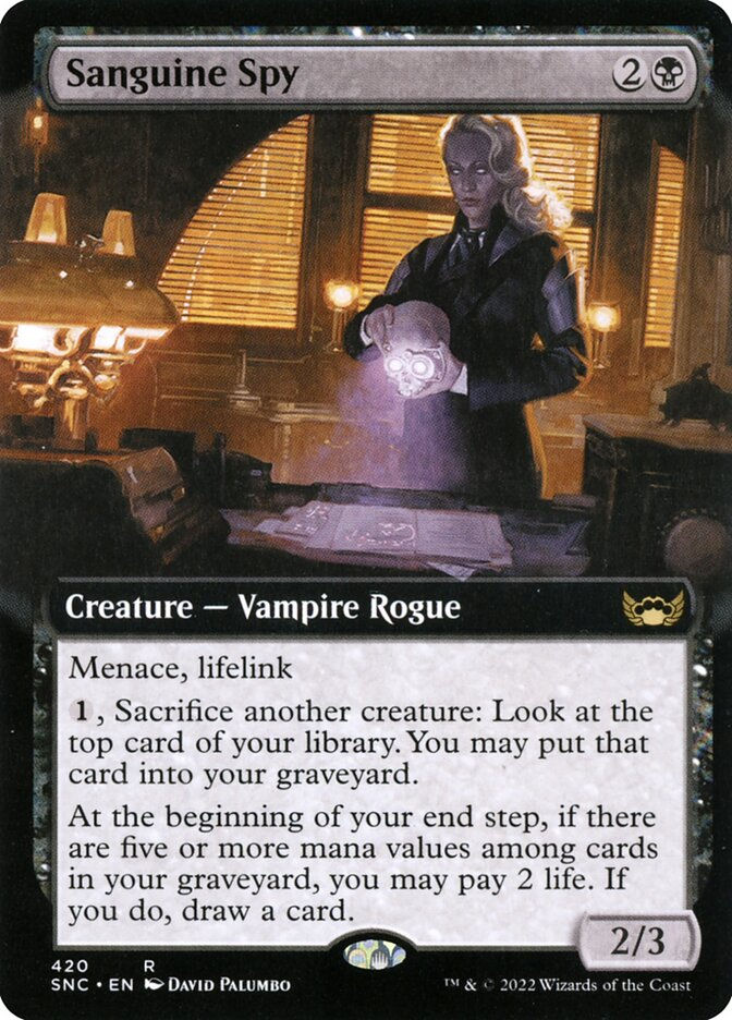 Sanguine Spy (SNC) (420) / Extended Art