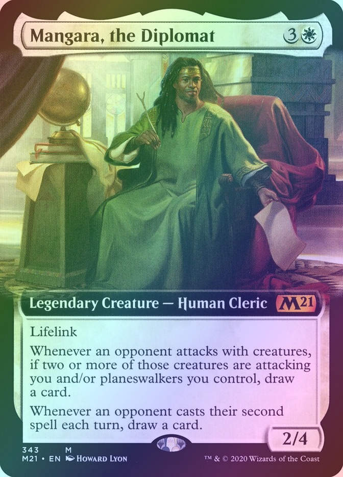 Mangara, the Diplomat (M21) (343) / Extended Art / Foil