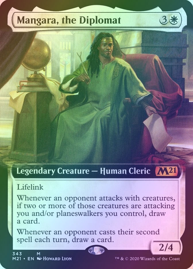 Mangara, the Diplomat (M21) (343) / Extended Art / Foil