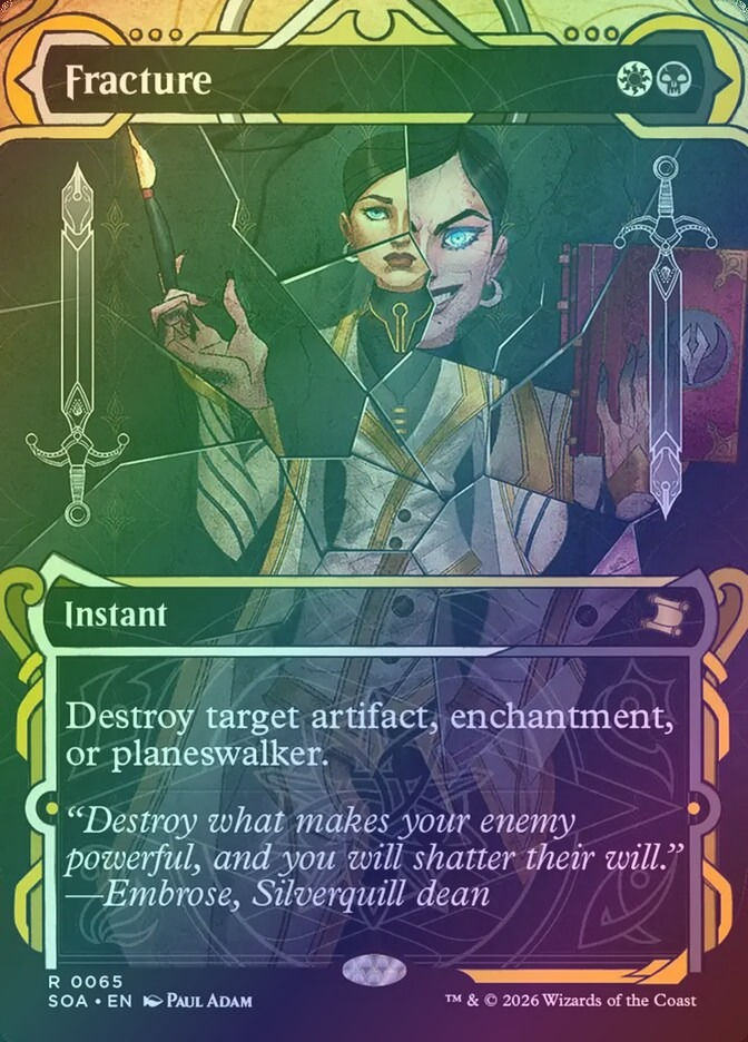 Fracture (SOA) (65) / Borderless / Showcase / Foil