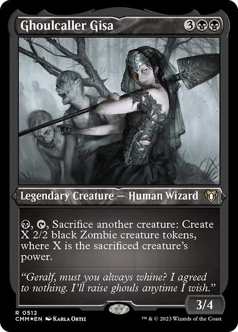 Ghoulcaller Gisa (cmm) / Foil Etched