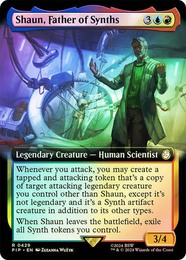 Shaun, Father of Synths (pip) (429) / Extended Art Foil