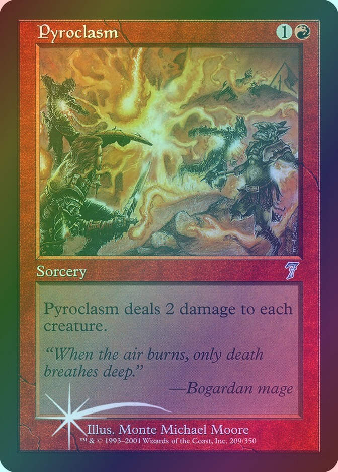 Pyroclasm (7ED) (209★) / Foil