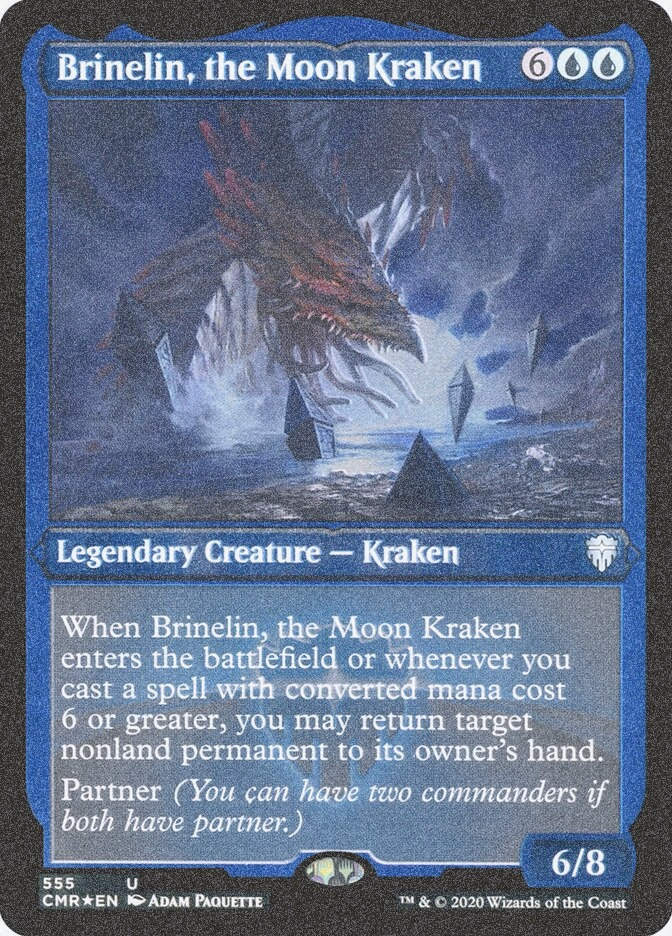 Brinelin, the Moon Kraken (CMR) (555) / Foil Etched