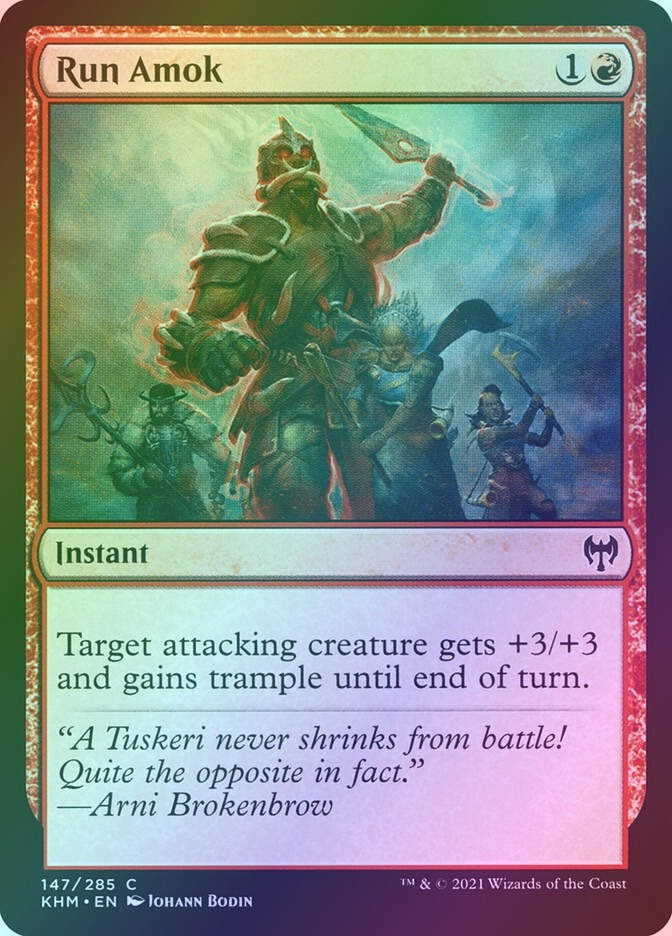 Run Amok (KHM) (147) / Foil