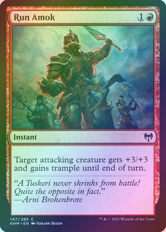 Run Amok (KHM) (147) / Foil