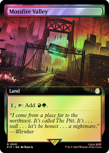 Mossfire Valley (pip) (501) / Extended Art Foil