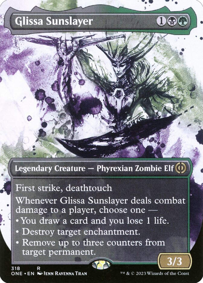 Glissa Sunslayer (ONE) (318) / Borderless / Showcase