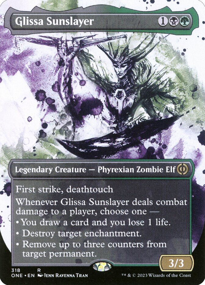 Glissa Sunslayer (ONE) (318) / Borderless / Showcase