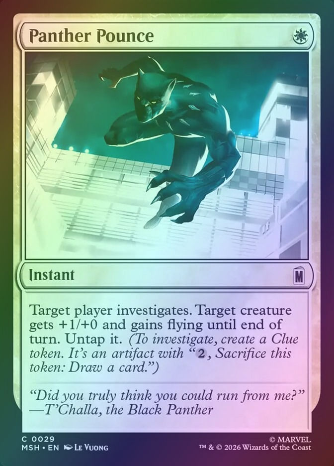 Panther Pounce (MSH) (29) / Foil