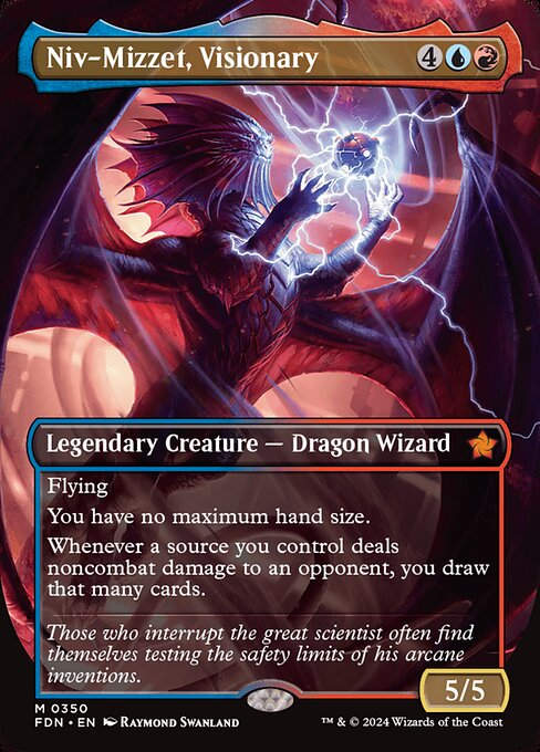 Niv-Mizzet, Visionary (FDN) (350) / Borderless